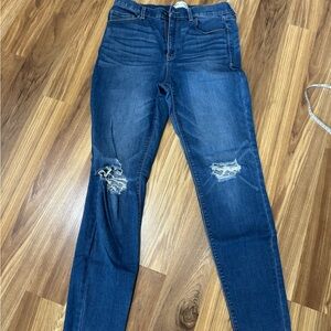Mudd Dark Blue Ripped Skinny Jeans